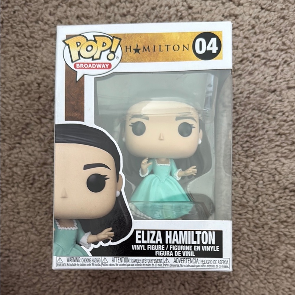 Funko Hamilton Eliza Vinyl Figure in Aqua Dress